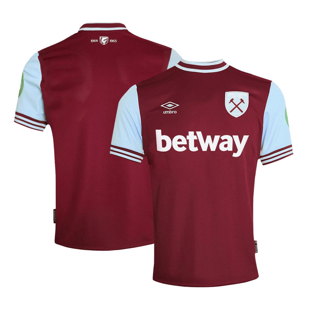 West Ham United Soccer Jersey Home Custom Shirt - Image 3