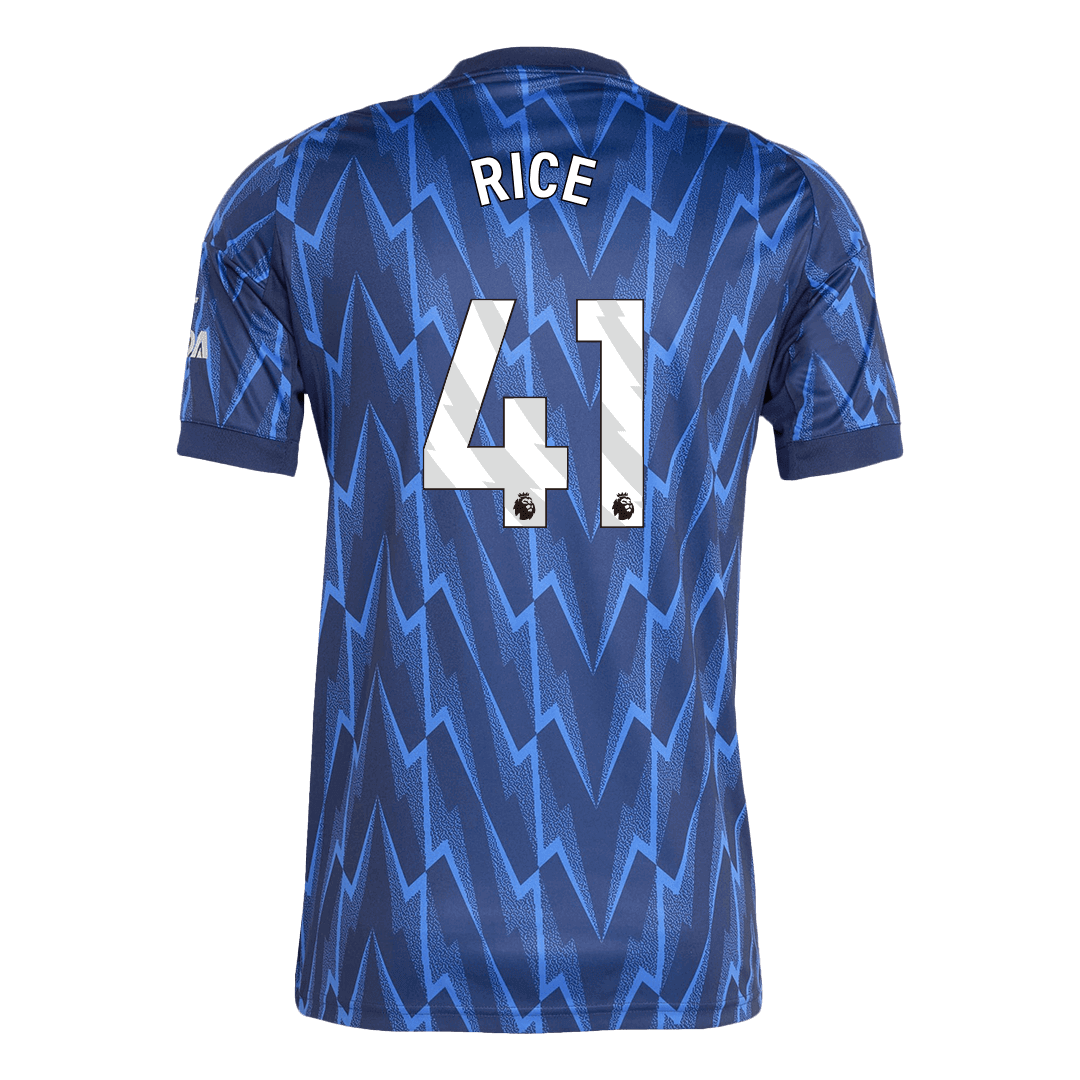 RICE #41 Arsenal Soccer Jersey Away Custom Shirt 2025/26 - Image 3