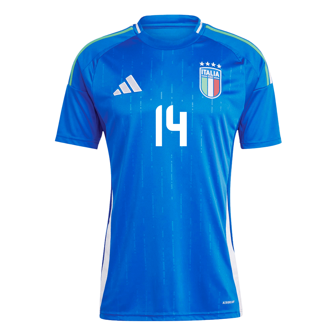 CHIESA #14 Italy Soccer Jersey Home Custom Shirt - Image 2