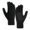 1 Pcs Knitted Warm Wool Touch Screen Gloves Black