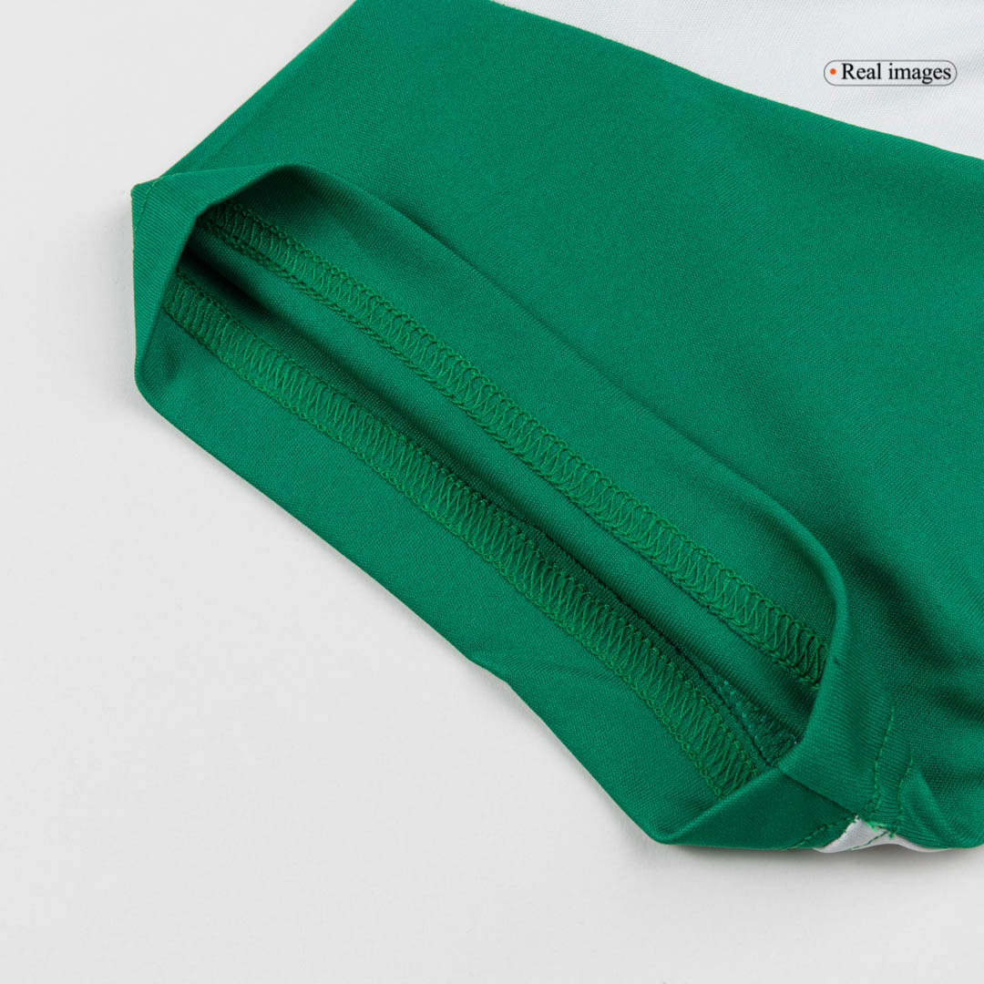 Mexico Retro Jersey Home Long Sleeve Soccer Shirt 2014 - Image 7