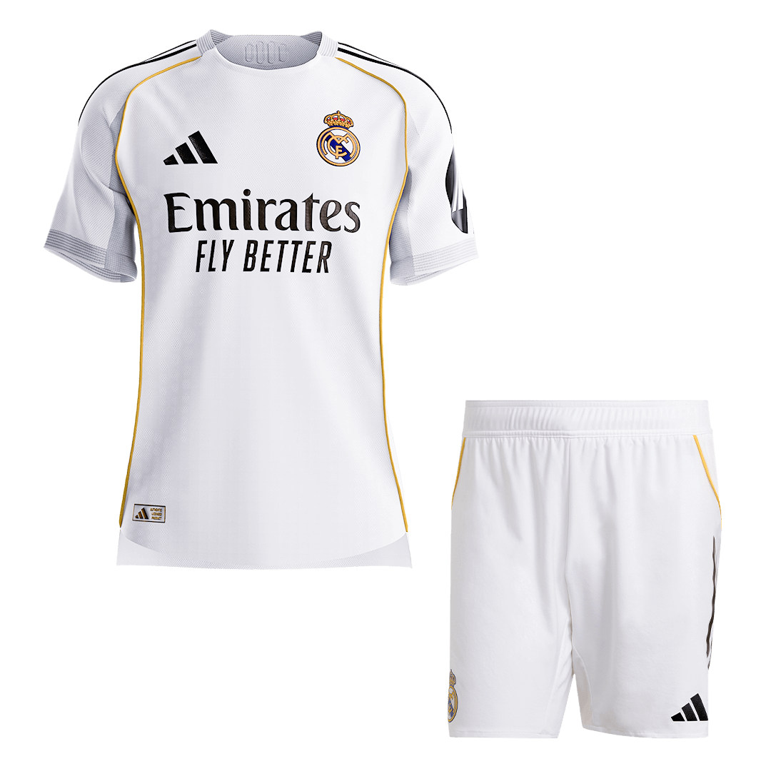 Real Madrid Home Custom Player Version Soccer Kit 2025/26
