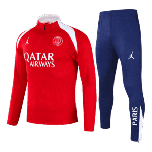 Kids PSG 1/4 Zipper Sweatshirt Soccer Training Kit 2025/26