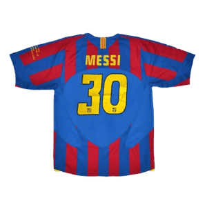Barcelona Jersey MESSI #30 Home Retro Soccer Jersey 2005/06 - UCL
