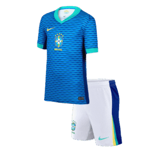 Kids Brazil Custom Away Soccer Kits