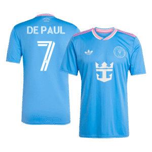 DE PAUL #7 Inter Miami CF Soccer Jersey Third Away Custom Shirt 2025