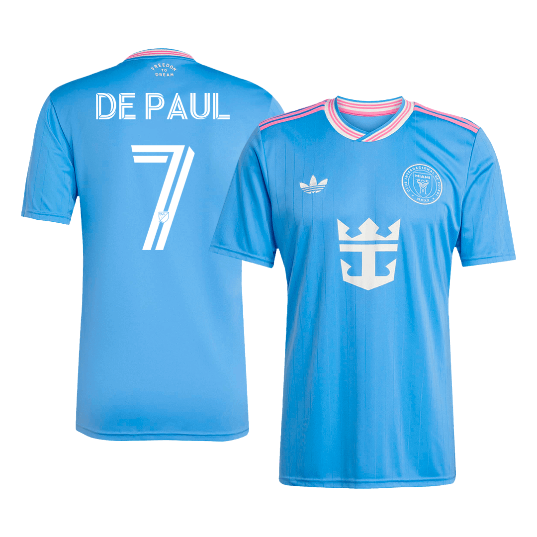 DE PAUL #7 Inter Miami CF Soccer Jersey Third Away Custom Shirt 2025