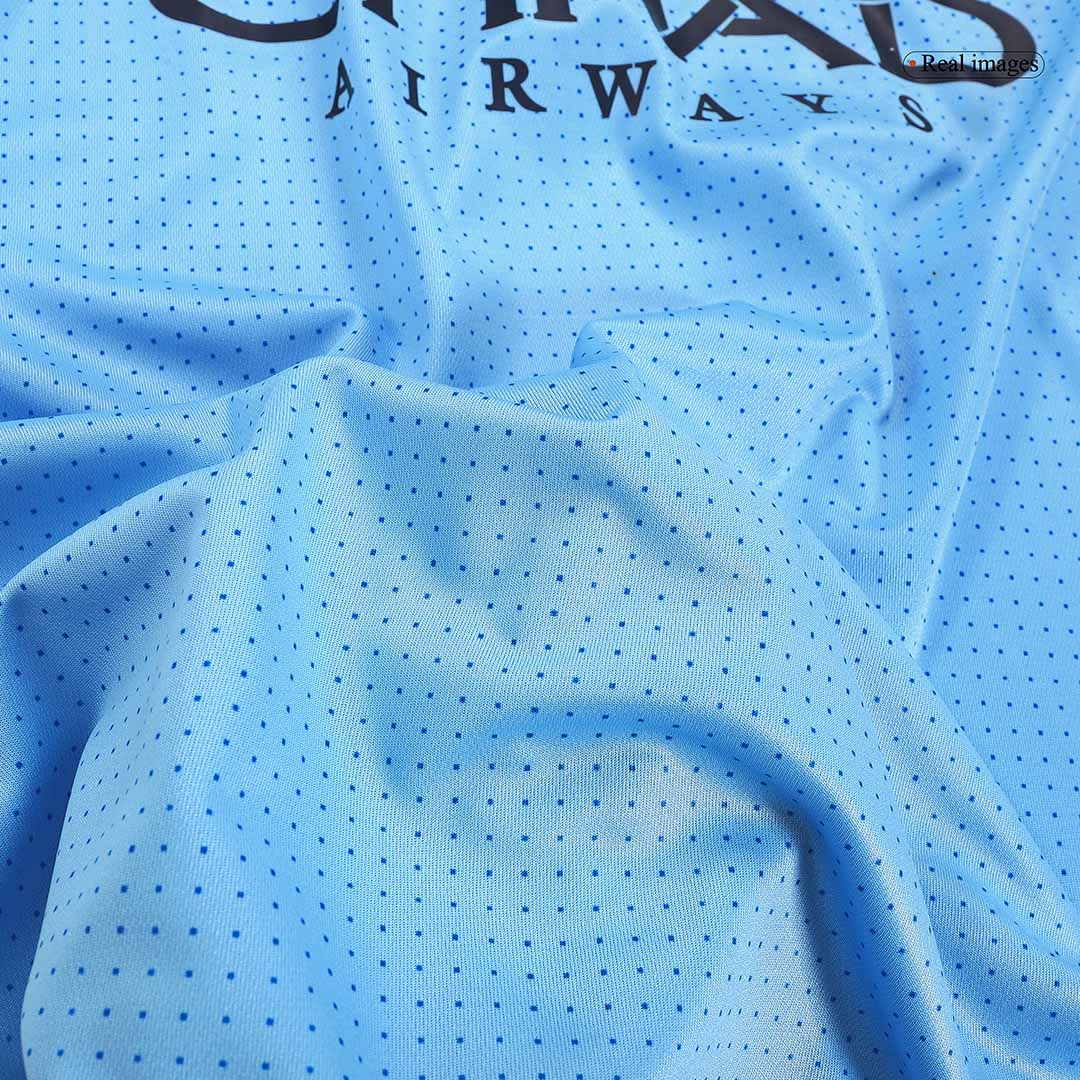 Manchester City Jersey Custom Home Soccer Jersey 2011/12 - Image 10