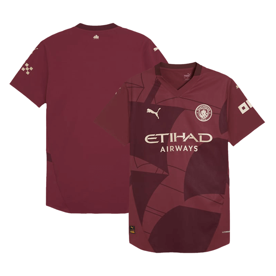 Authentic Soccer Jersey Manchester City Third Away Shirt - Image 3