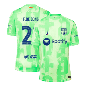 Barcelona Jersey Custom F.DE JONG #21 Soccer Jersey Third Away - UCL
