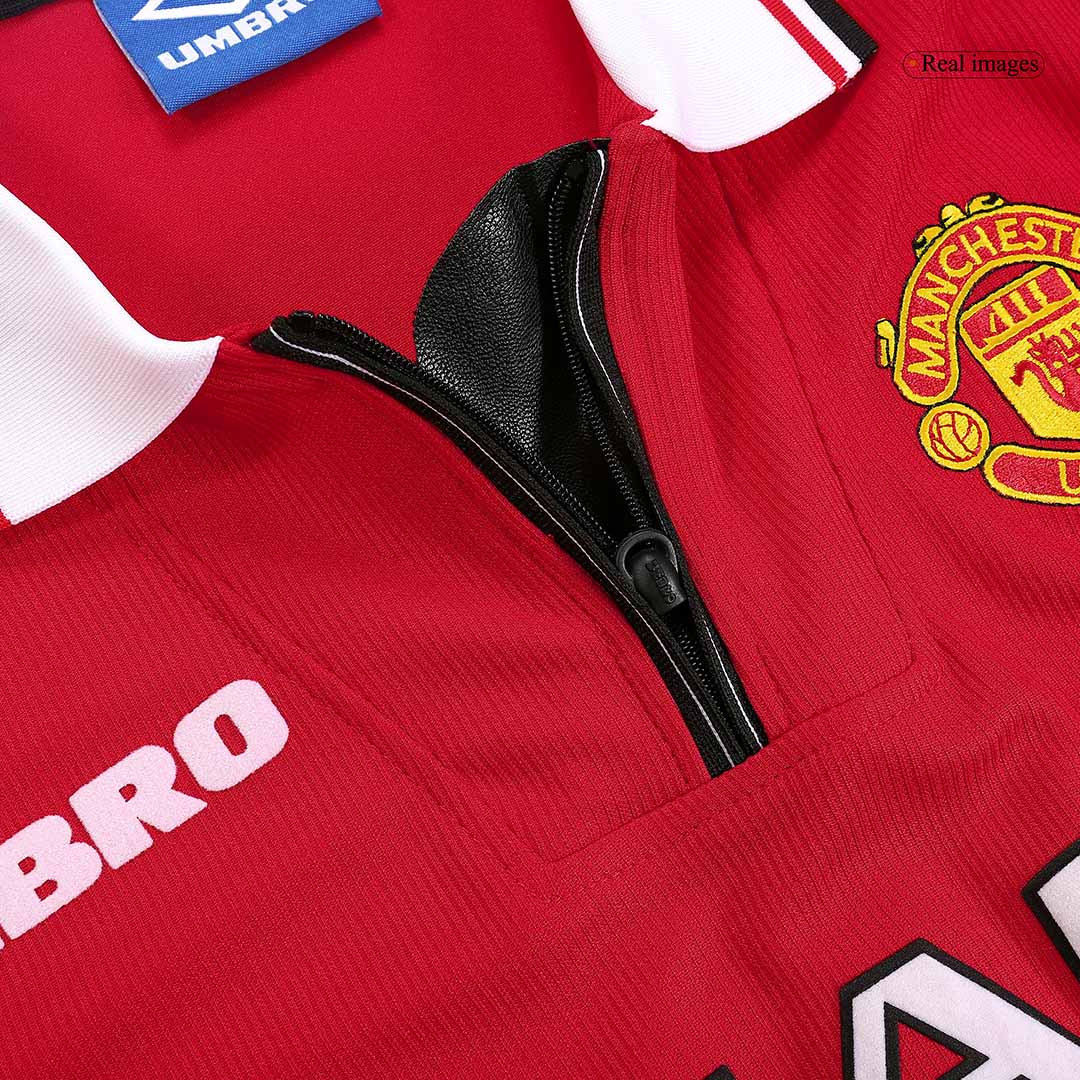 Manchester United Jersey Custom Home Soccer Jersey 98/00 - Image 7