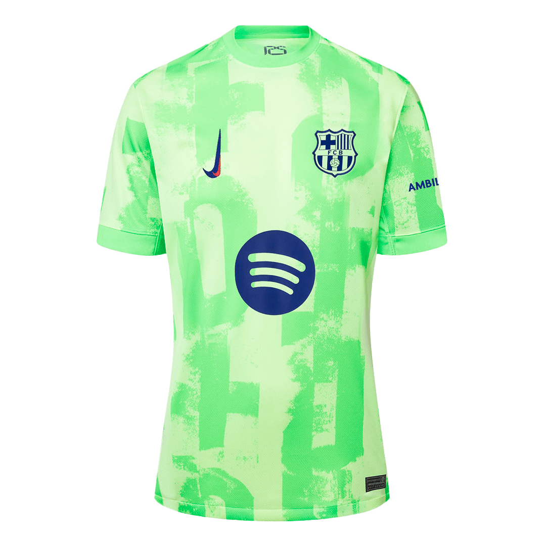 Barcelona Third Away Soccer Jersey - Spotify Logo Without Text - Image 4