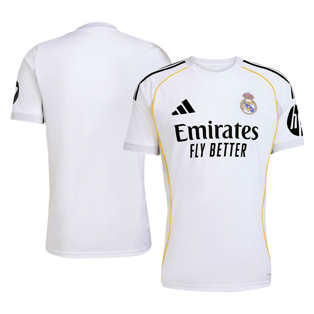 Real Madrid Soccer Jersey Home Custom Shirt 2025/26 - Image 3