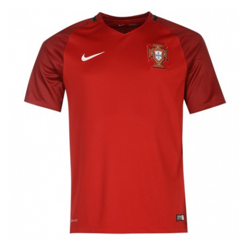 Portugal Retro Jersey Home Soccer Shirt 2016