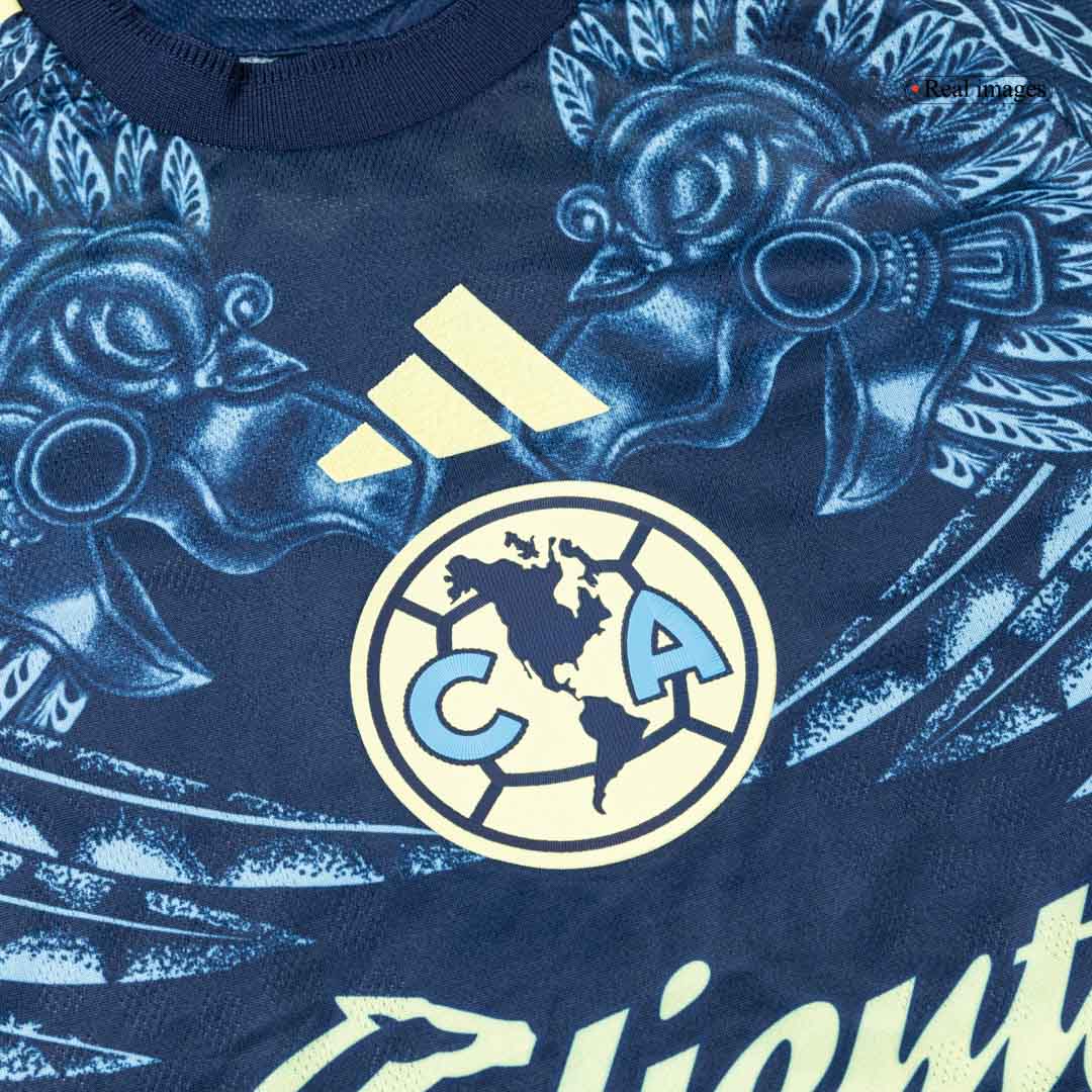 Club America Aguilas Away Custom Player Version Soccer Jersey 2025/26 - Image 6