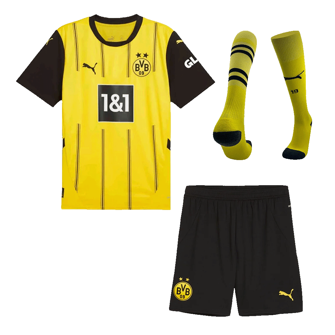 Borussia Dortmund Home Custom Full Soccer Kit
