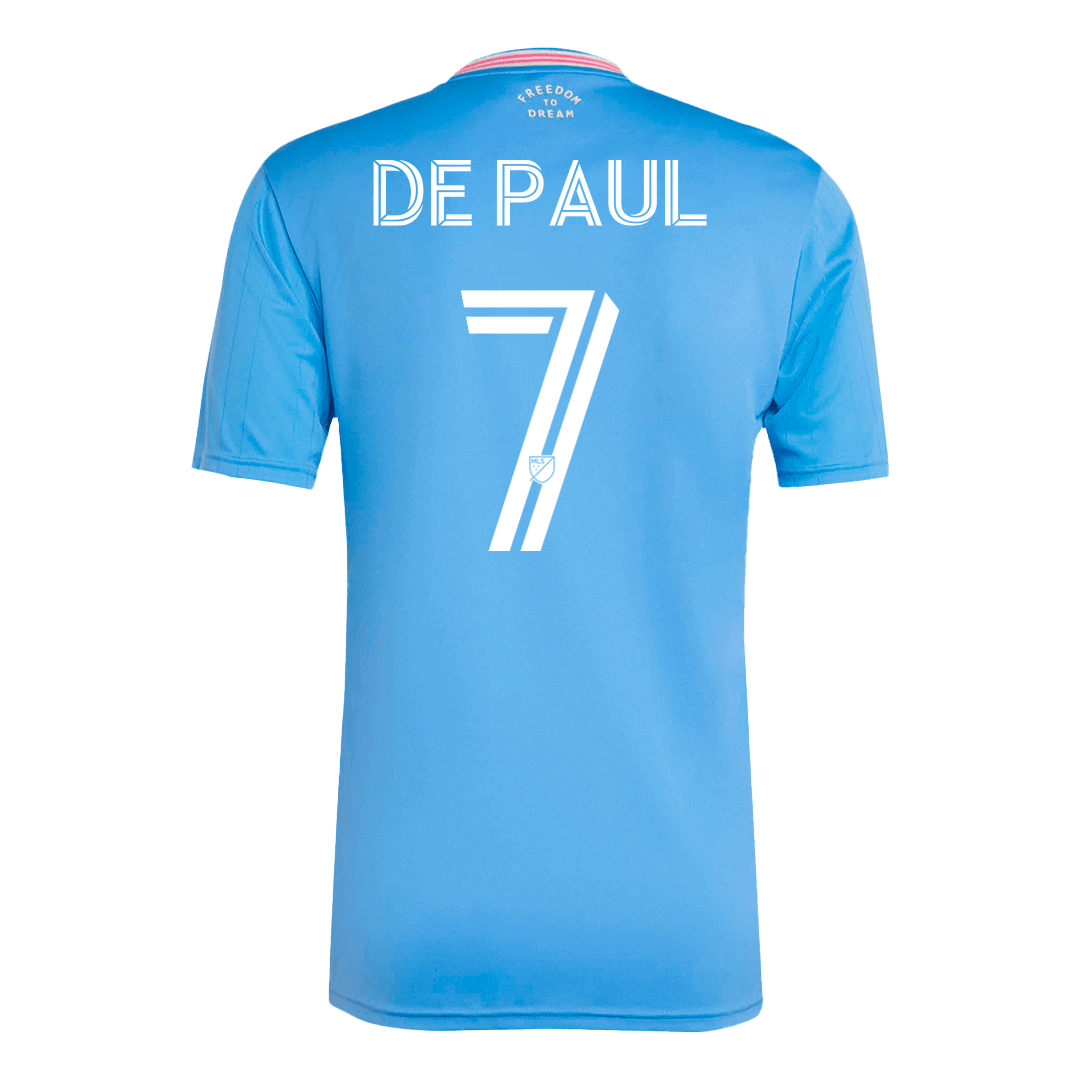 DE PAUL #7 Inter Miami CF Soccer Jersey Third Away Custom Shirt 2025 - Image 3