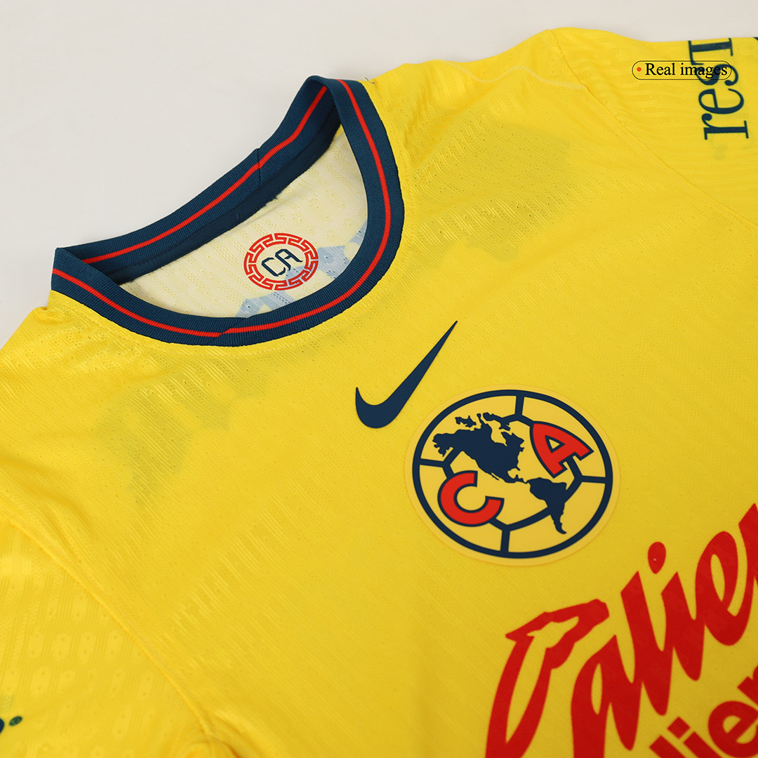 Club America Aguilas Home Custom Player Version Soccer Jersey - Image 6