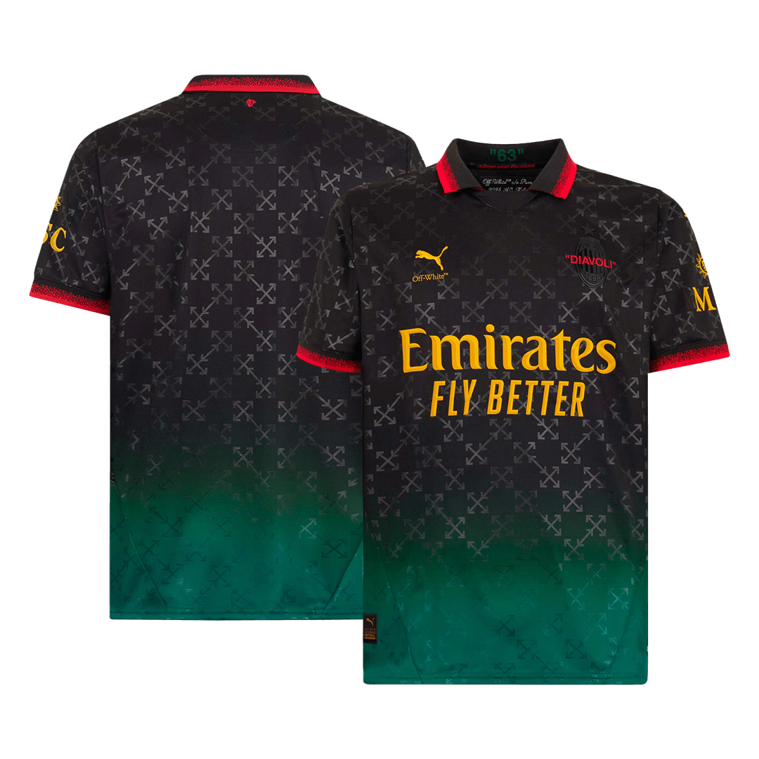 AC Milan Soccer Jersey Fourth Away Custom Shirt - Image 3