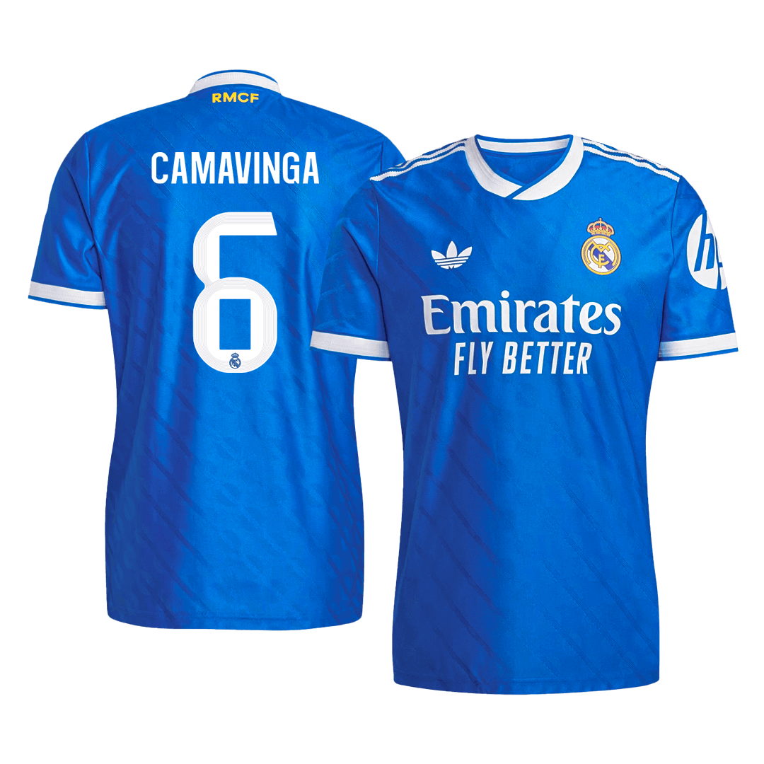 Real Madrid CAMAVINGA #6 Third Away Custom Player Version Soccer Jersey 2025/26