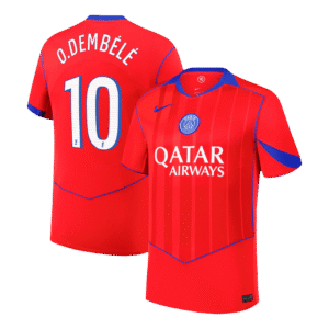 PSG O.DEMBÉLÉ #10 Soccer Jersey Third Away 2025/26 Custom Shirt