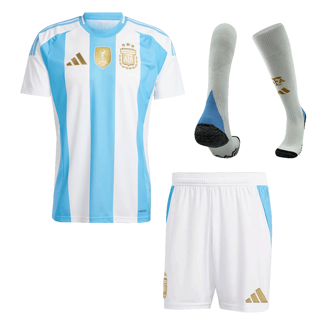 Argentina Home Custom Full Soccer Kit
