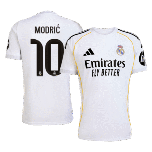 MODRIĆ #10 Real Madrid Soccer Jersey Home Custom Shirt 2025/26