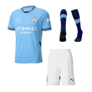 Manchester City Home Custom Full Soccer Kit