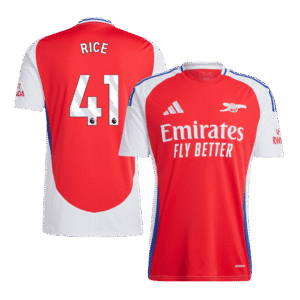Arsenal Jersey Custom RICE #41 Soccer Jersey Home