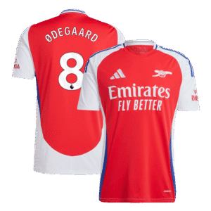 ØDEGAARD #8 Arsenal Soccer Jersey Home Custom Shirt