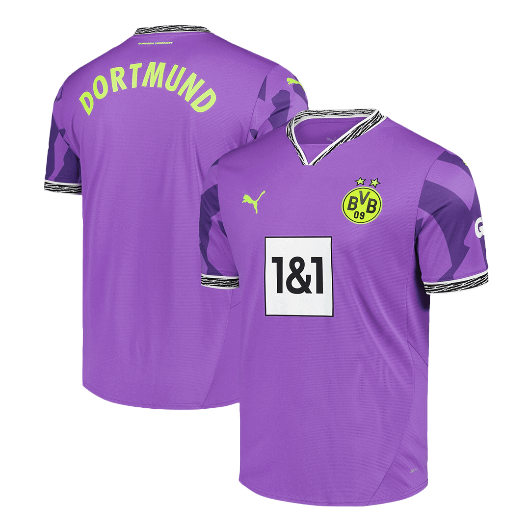 Borussia Dortmund Goalkeeper Custom Soccer Jersey - Image 3