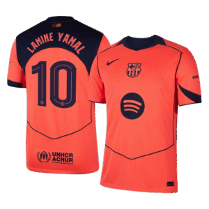 LAMINE YAMAL #10 Barcelona Soccer Jersey Third Away Custom Shirt 2025/26 - UCL