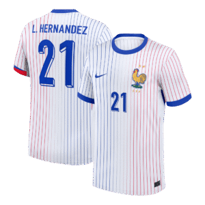 L.HERNANDEZ #21 France Soccer Jersey Away Custom Shirt