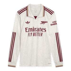Arsenal Long Sleeve Jersey Third Away Football Shirt 2025/26