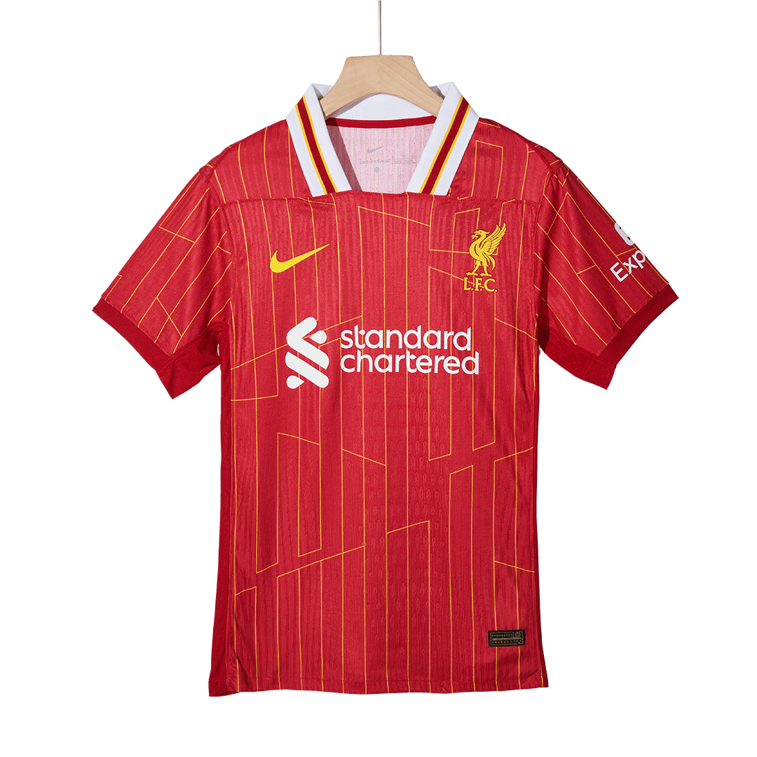 Liverpool CHAMPIONS #20 Custom Player Version Home Soccer Jersey - Image 4