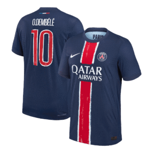PSG O.DEMBÉLÉ #10 Custom Player Version Home Soccer Jersey - UCL